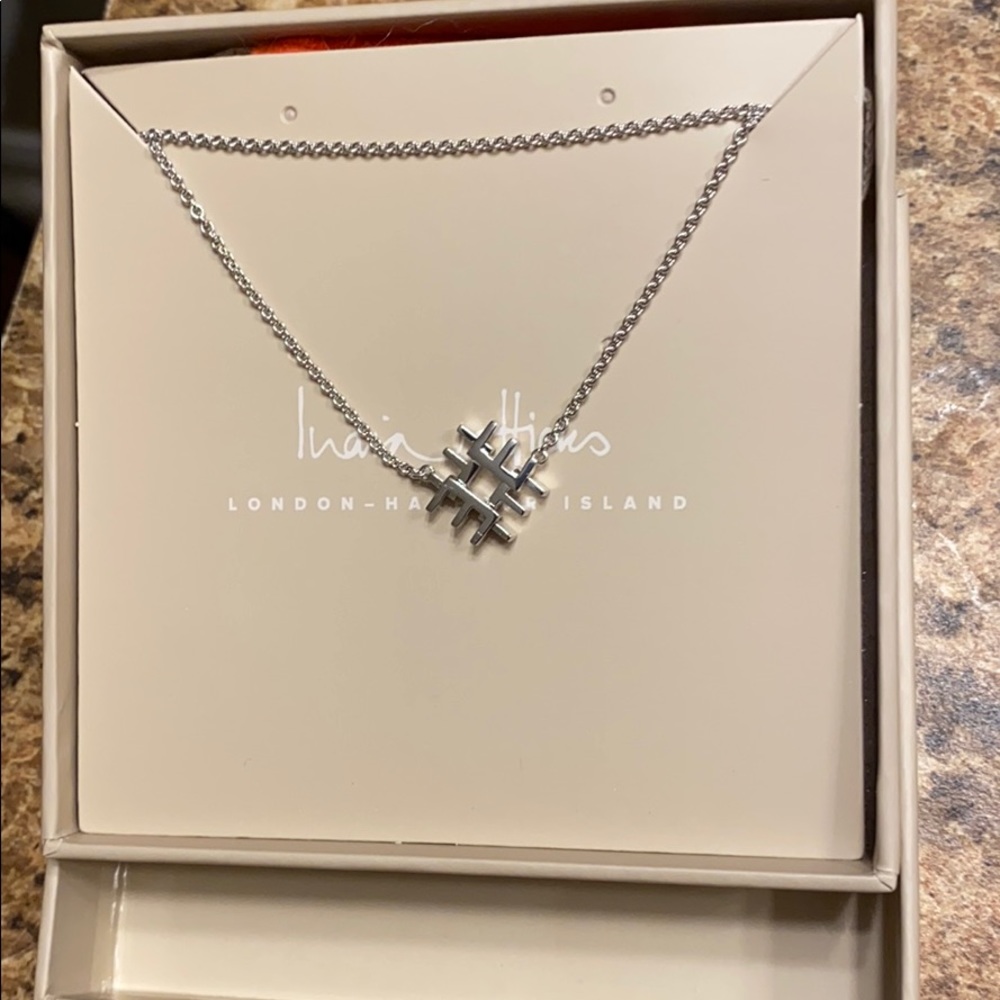INDIA HICKS LEGACY LETTER NECKLACE STERLING “E"